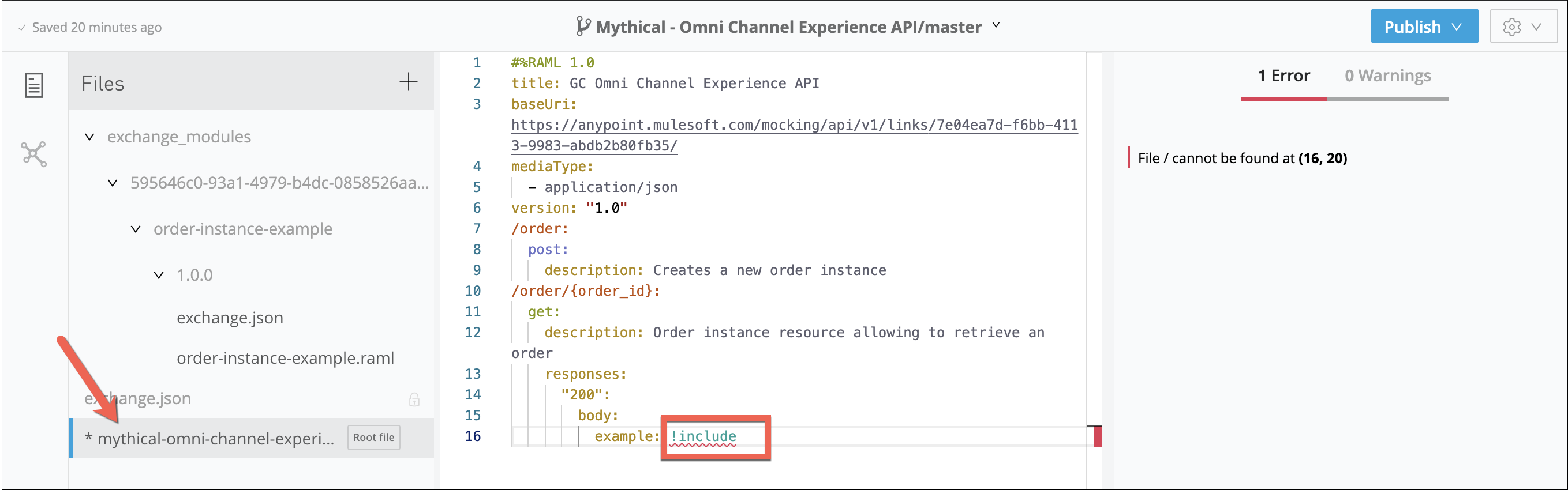 module1 lab2 design center files order api
