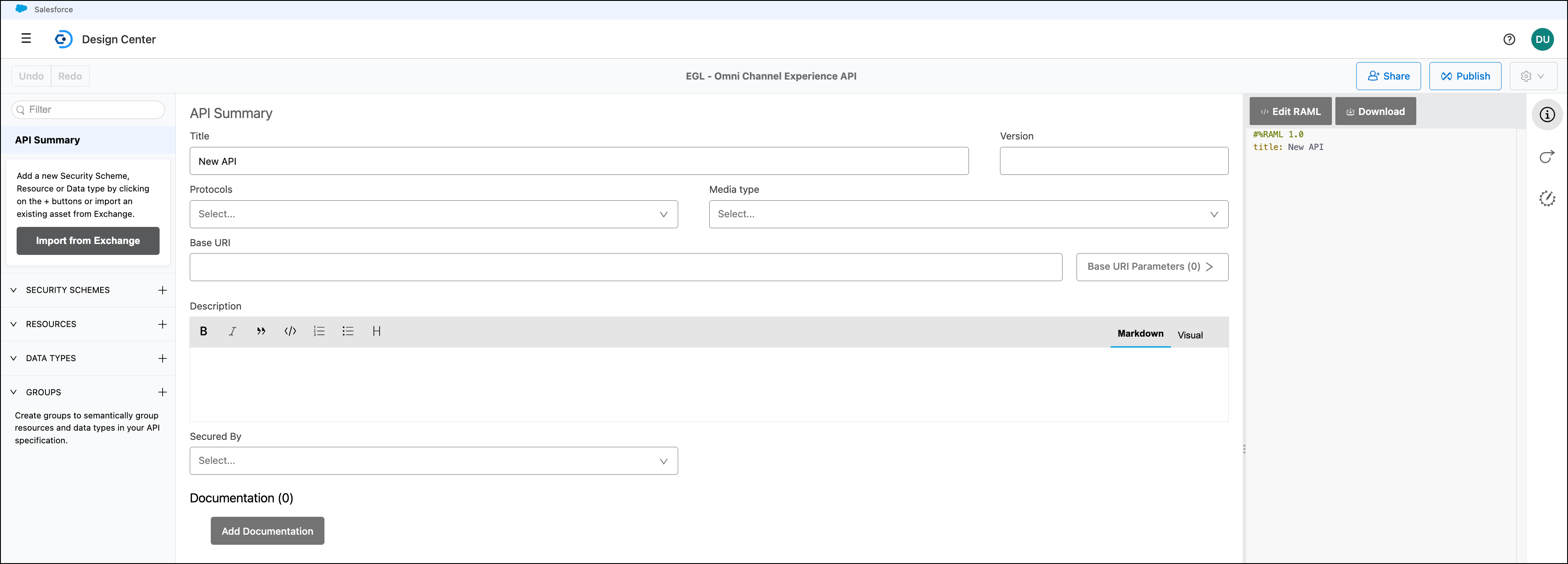 module1 lab2 visual design center api editor
