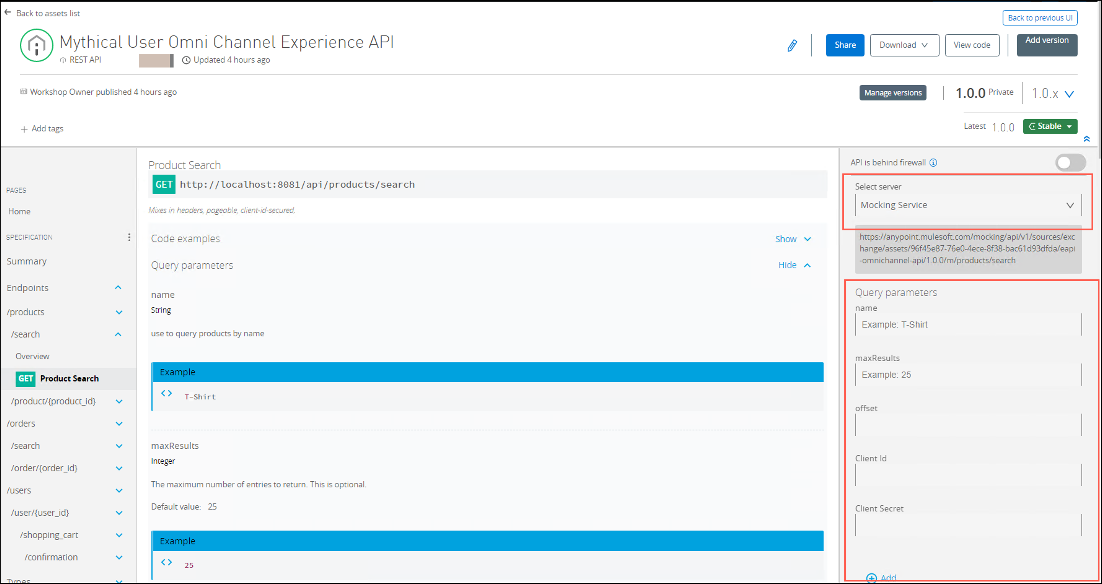 module1 lab4 product search