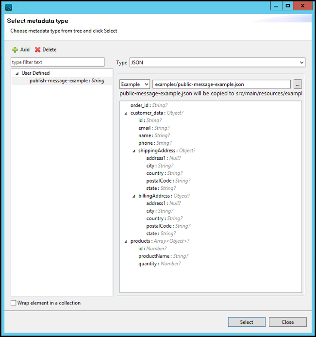 module10 lab3 metadata selected
