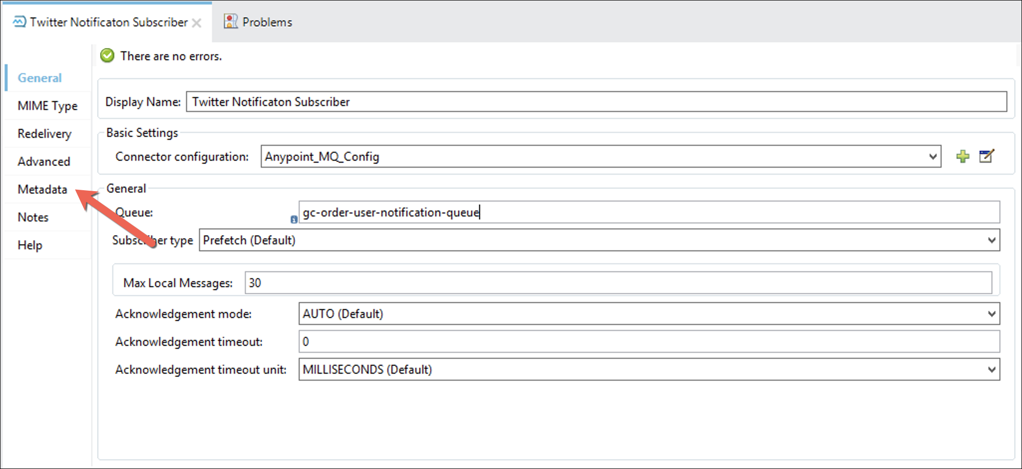 module10 lab3 subscriber metadata