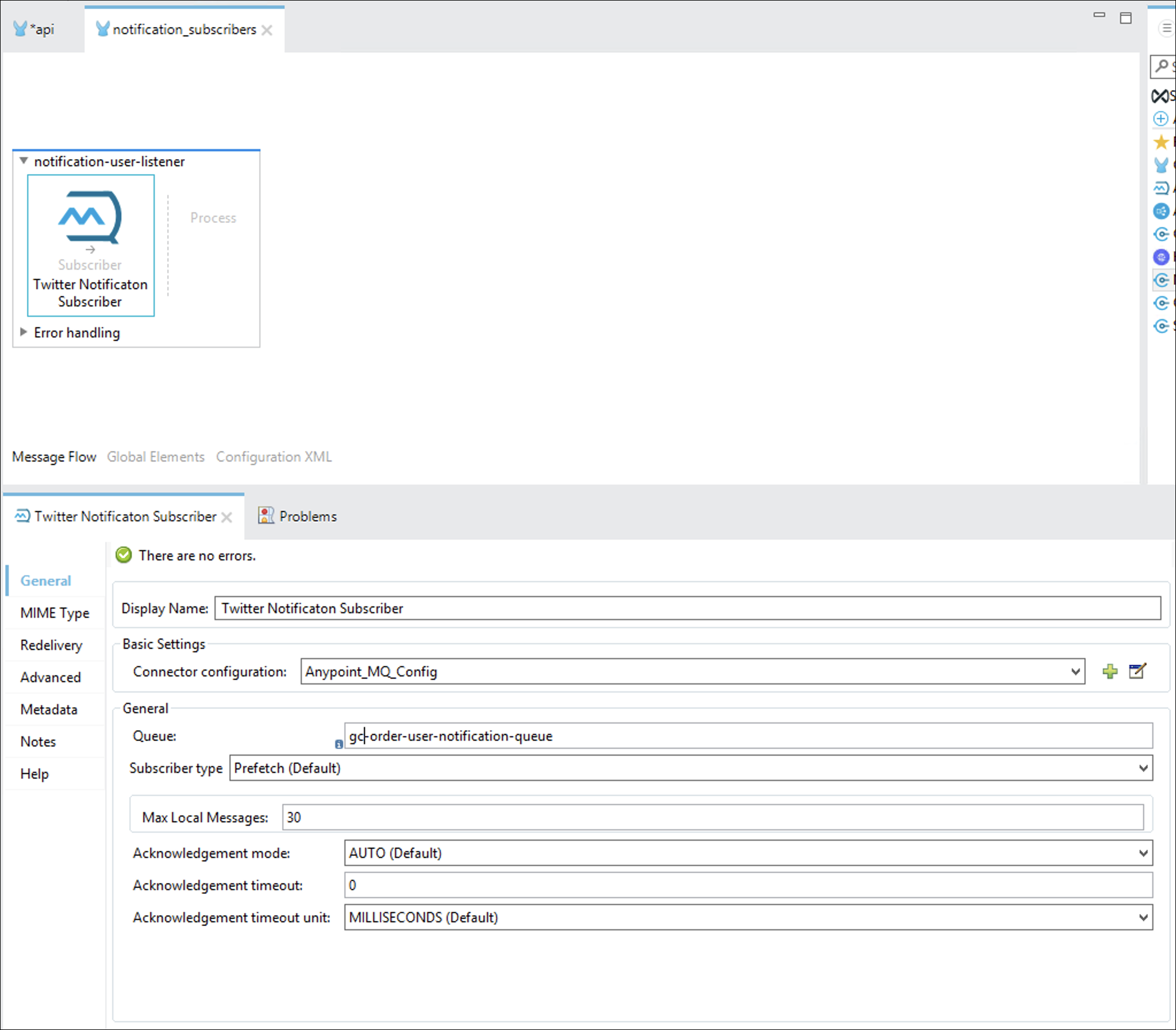 module10 lab3 twitter notification flow