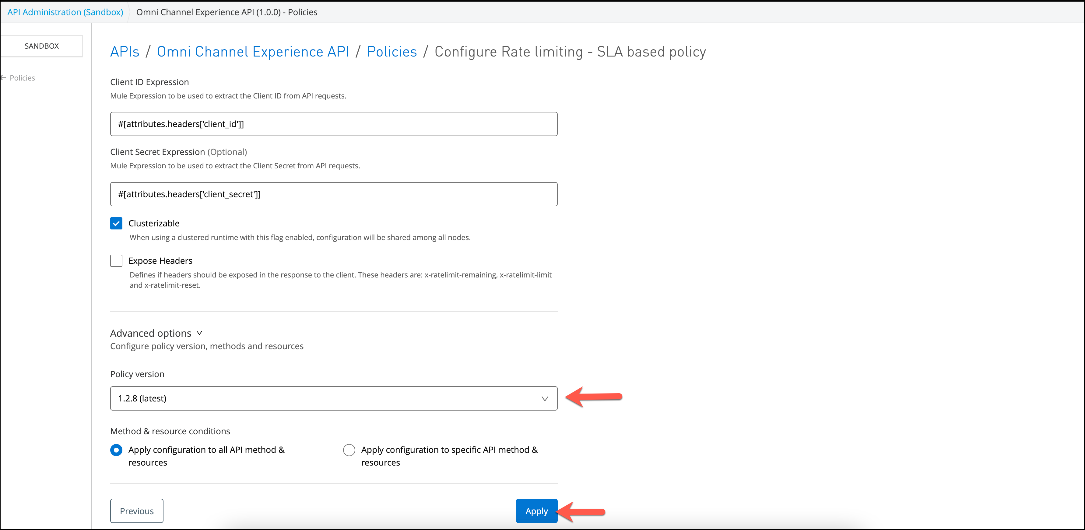 module5 lab2 ap apimanager slatier ratelimiting slabased