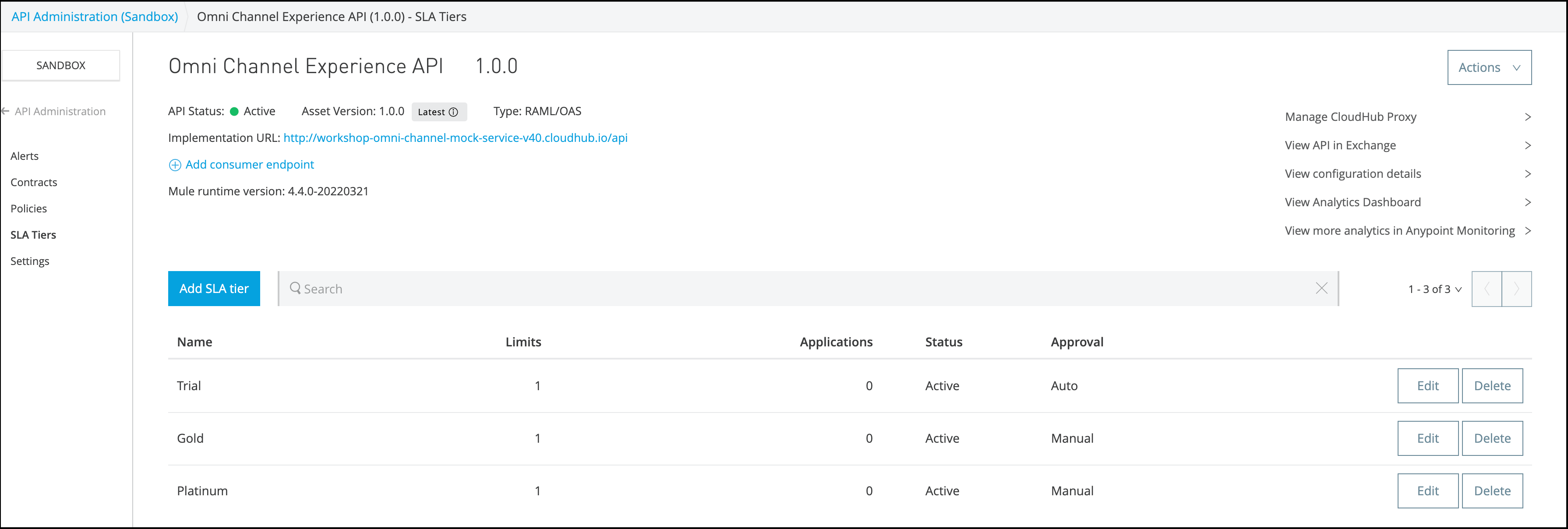 module5 lab2 ap apimanager slatiers created