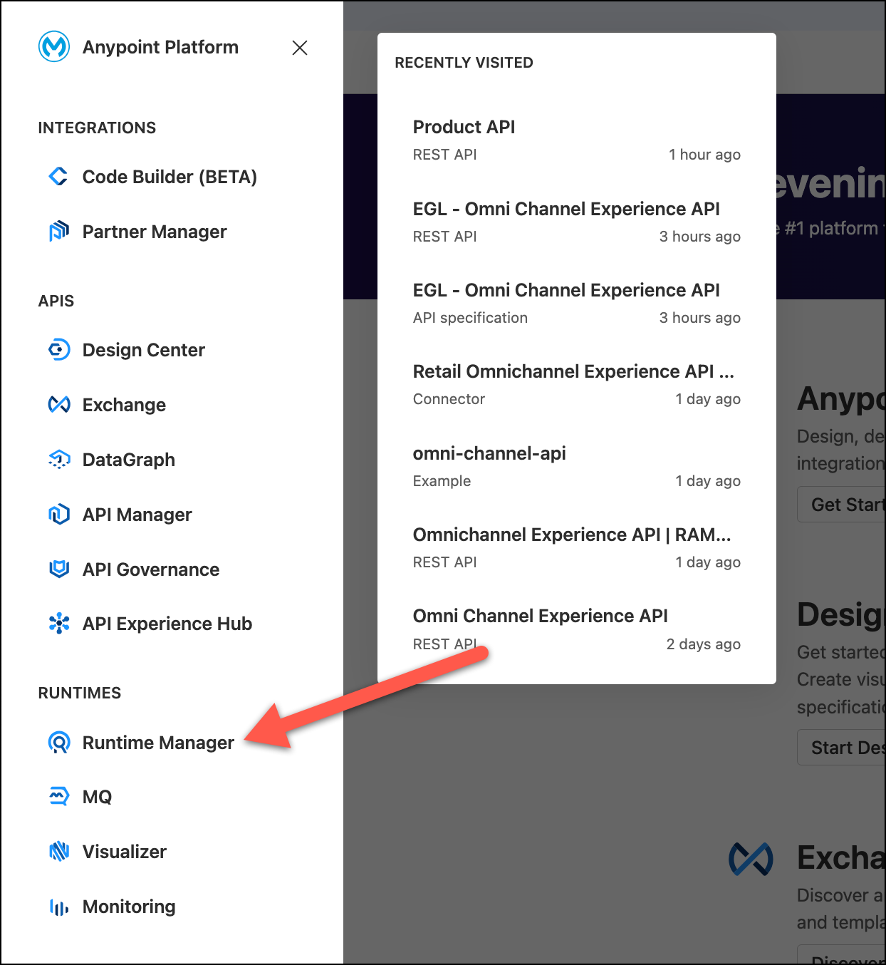 module5 lab2 select runtime manager
