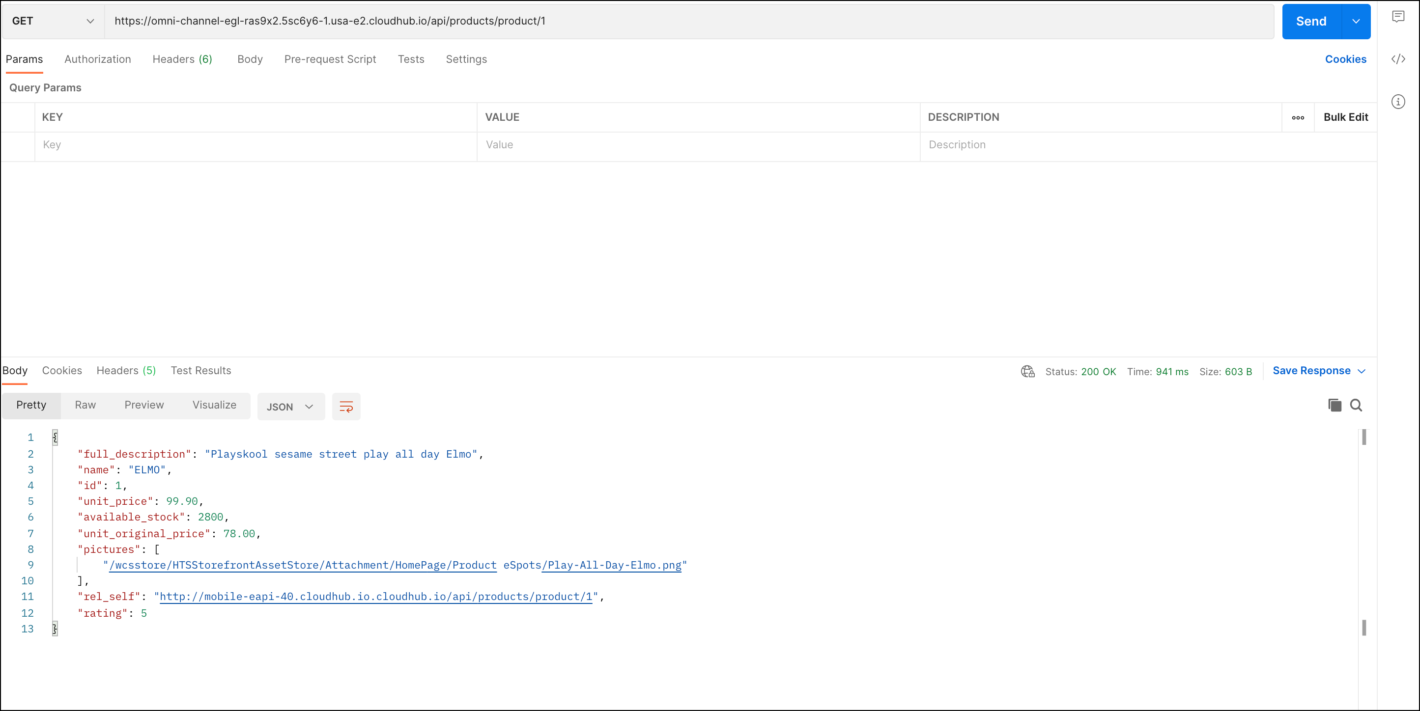 module6 lab3 api response