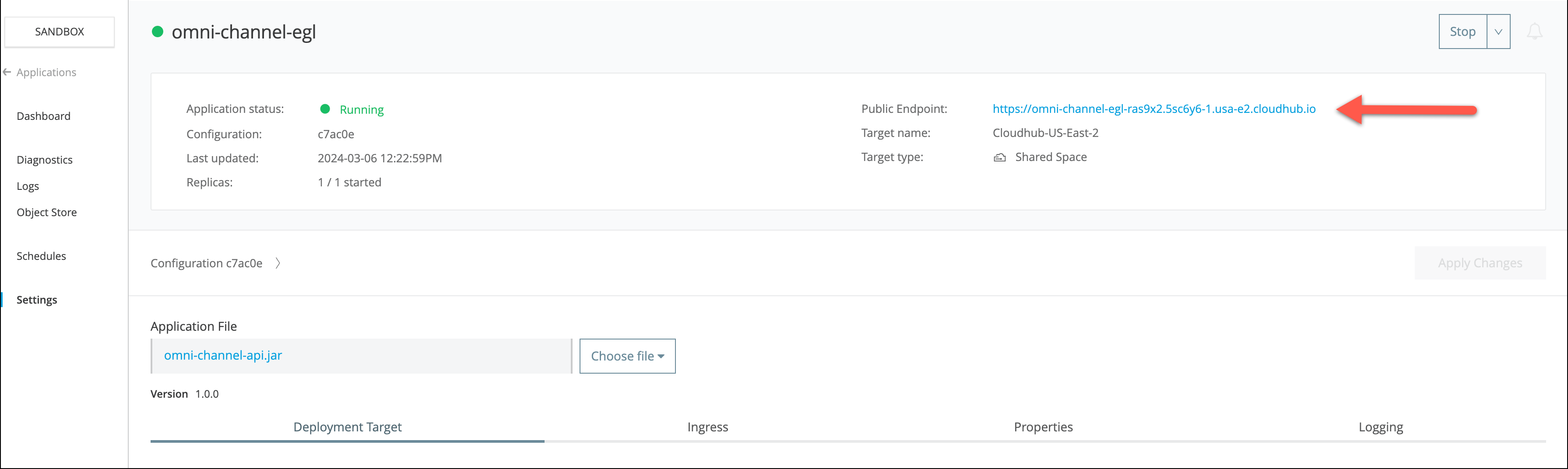 module6 lab3 public endpoint